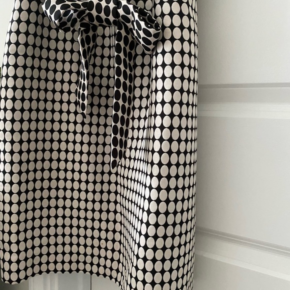 Pre-owned Michael Michael Kors Geo-Print Dress, Black/Cream, size 4 - Picture 7 of 13